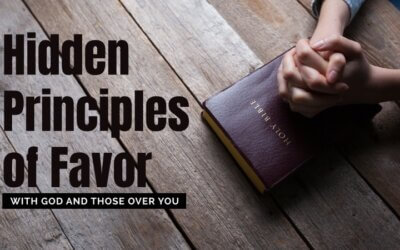 Hidden Principles of Favor with God and Those Over You