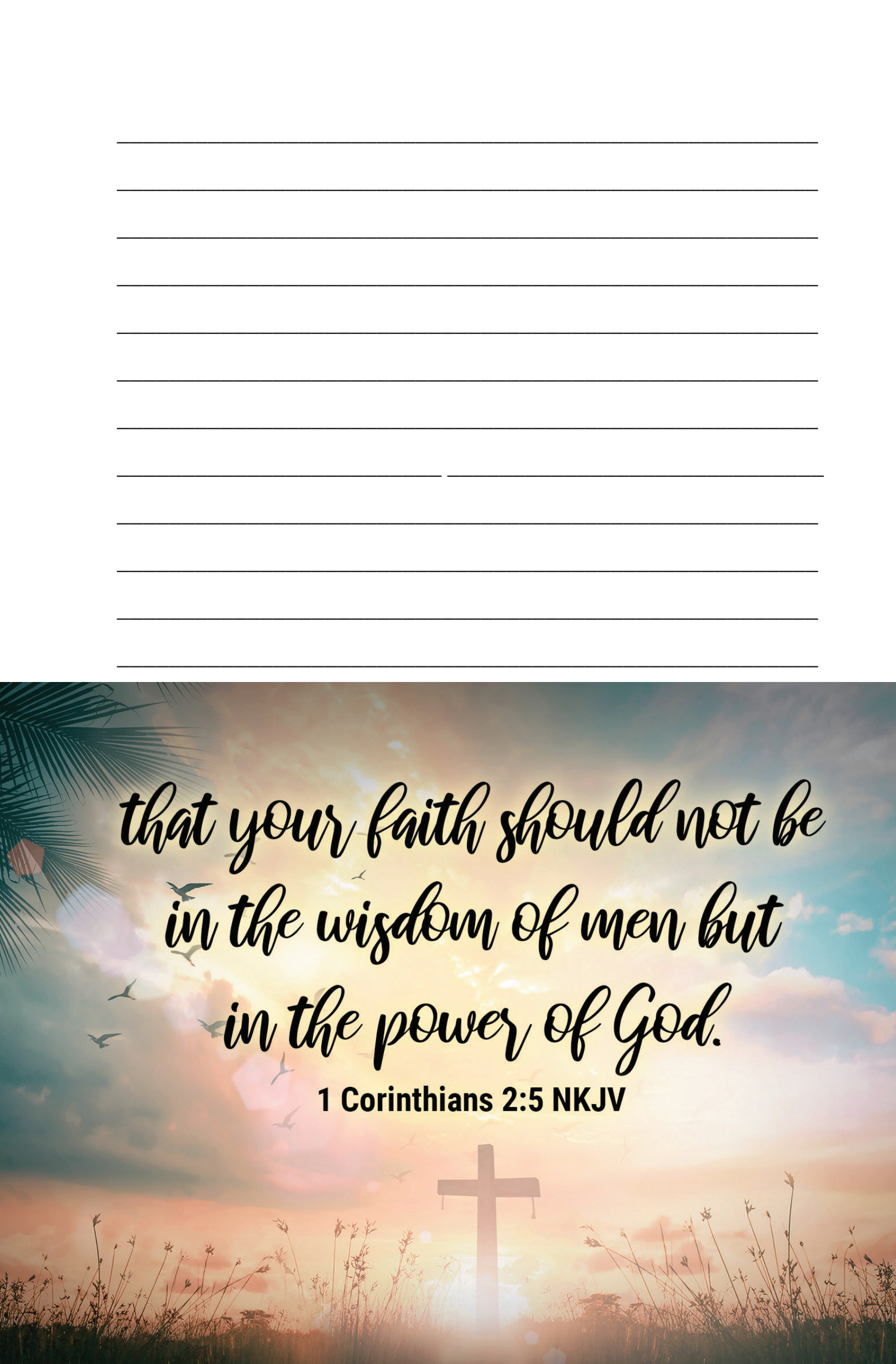 1 Corinthians 2:5