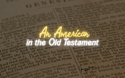 Day 9: An American in the Old Testament